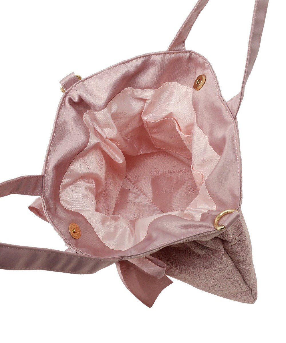 Maison de FLEUR イースターローズリボン2Wayトートバッグ 