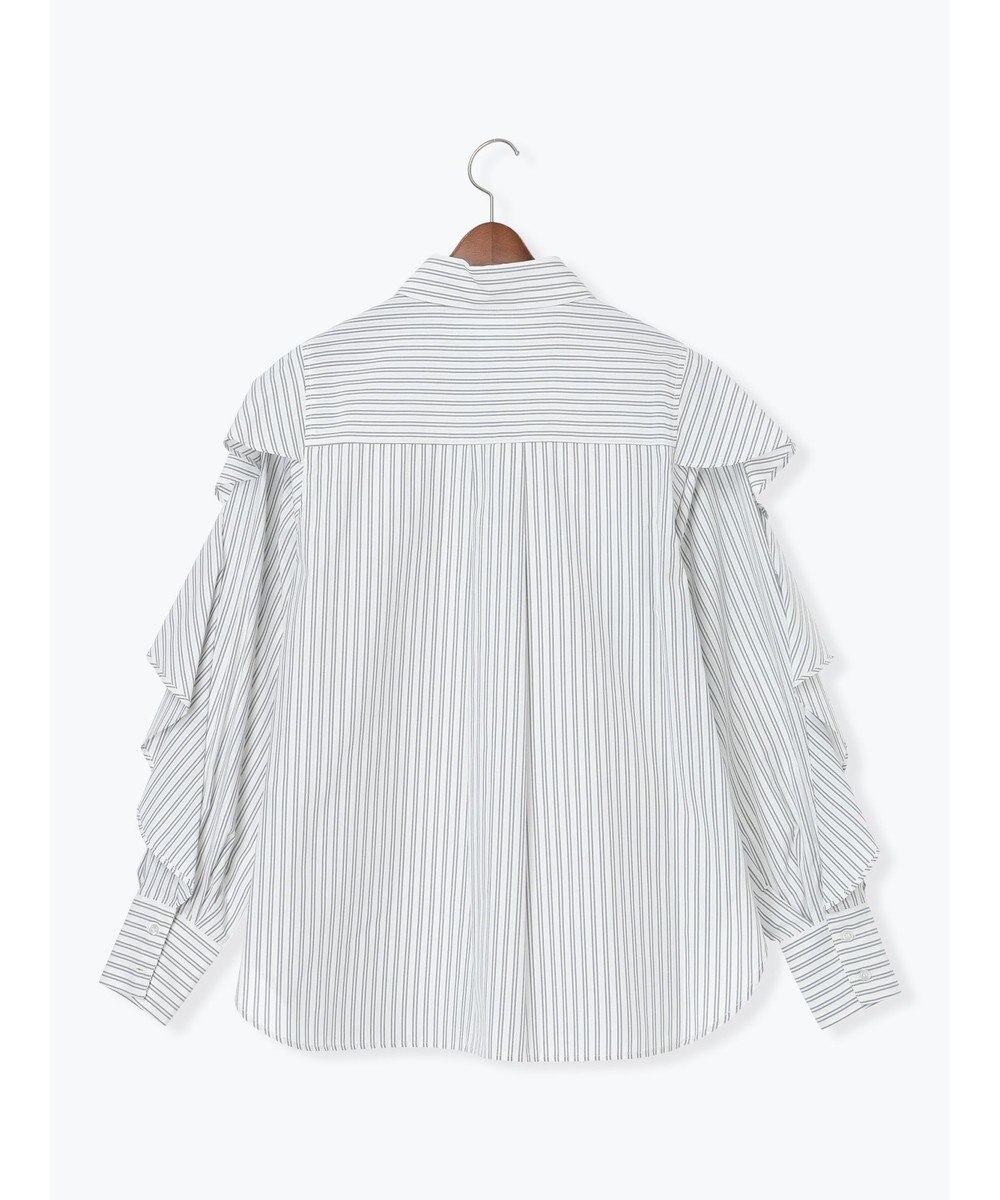 Te chichi 【泉 里香さん着用・Oggi.jp10/23掲載】ラッフルスリーブシャツ 