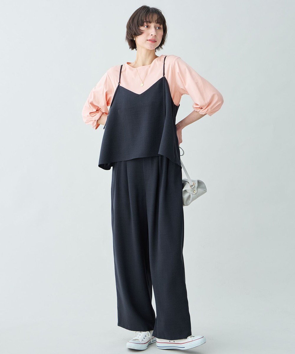 ANY 【WEB限定】シルケットスムースツイストスリーブカットソー 