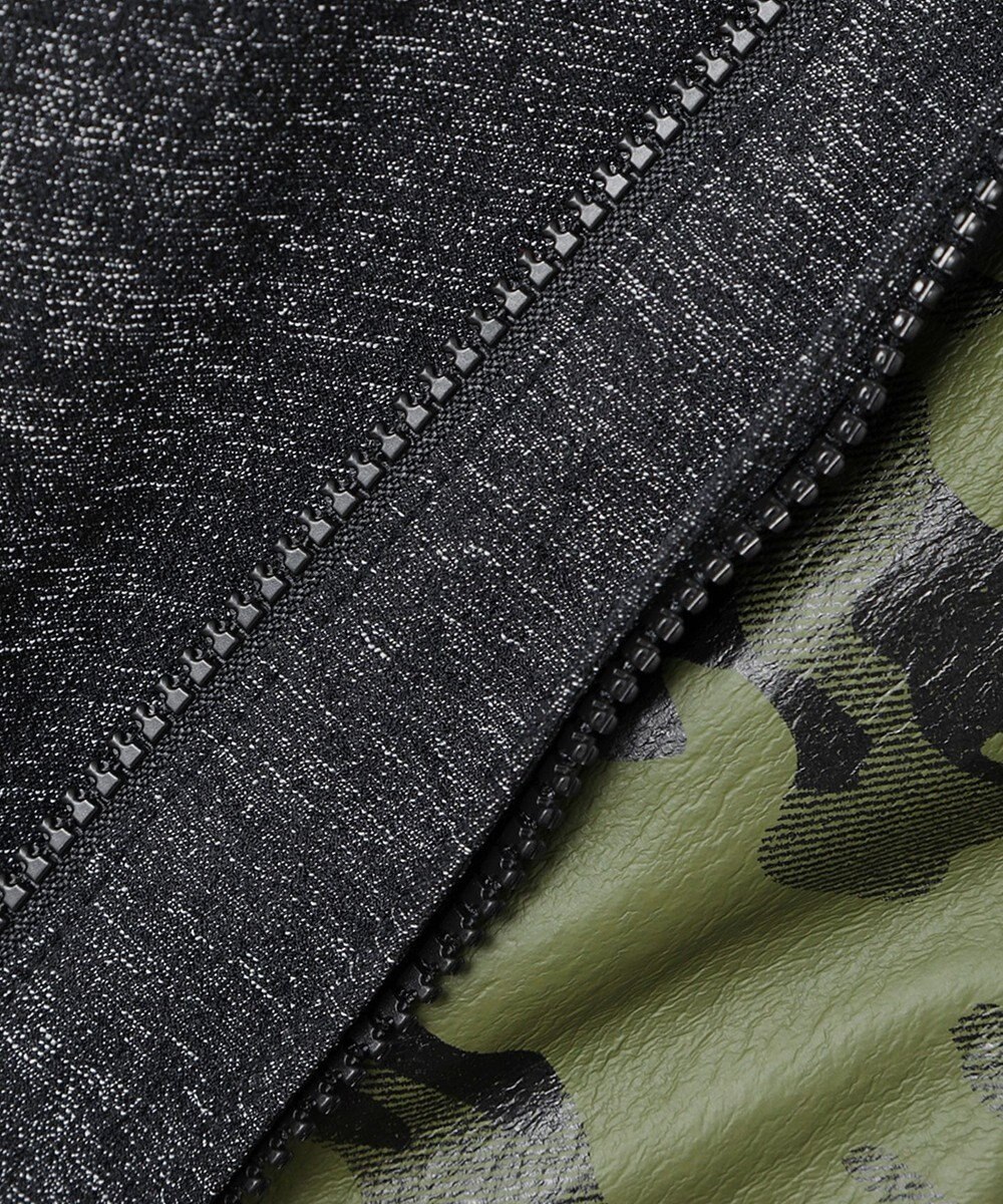 JOSEPH ABBOUD MOUNTAIN 【UNISEX】スラブジャガードバックカモ ブルゾン 