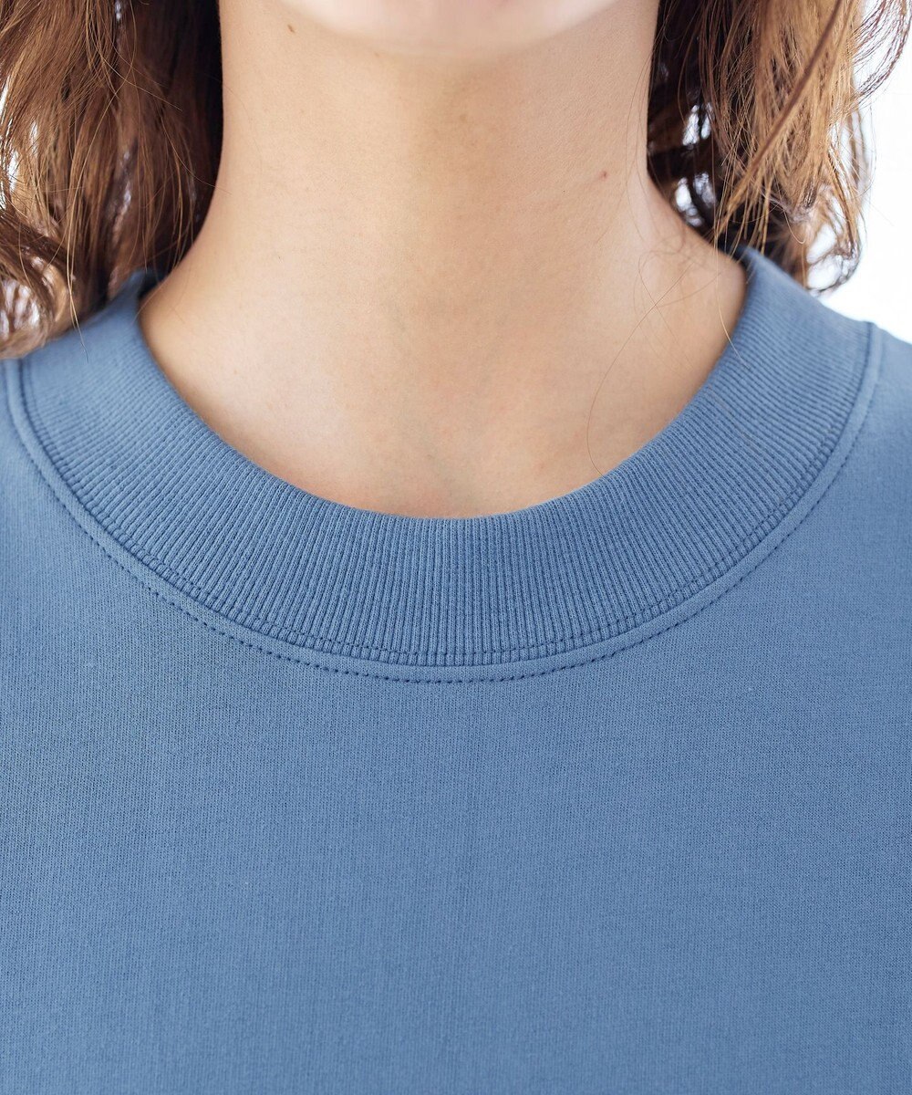 Tiaclasse 【洗える】裏毛プリーツコンビワンピース 