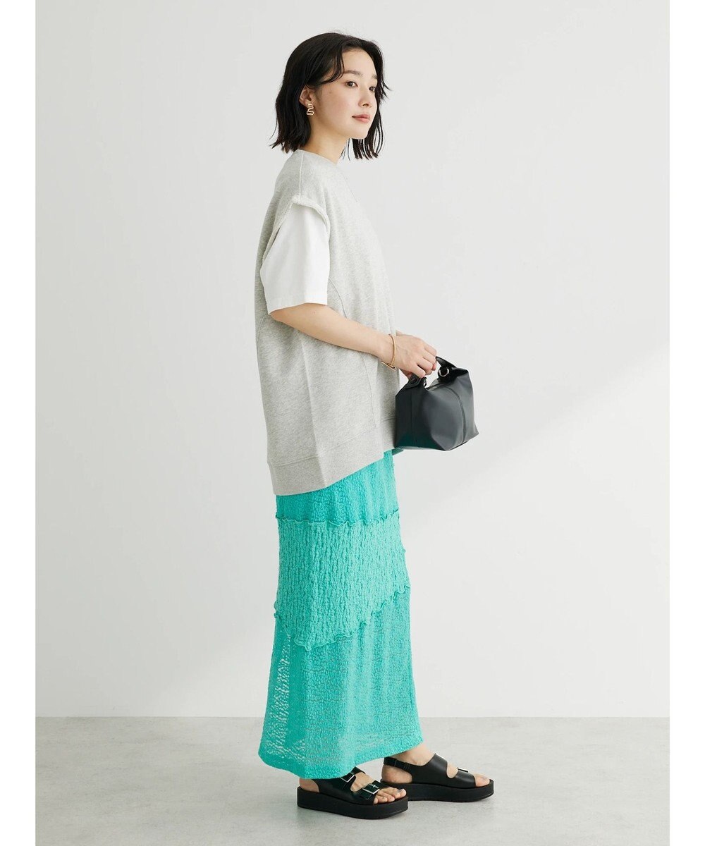 Green Parks パッチワーク風メロースカート 