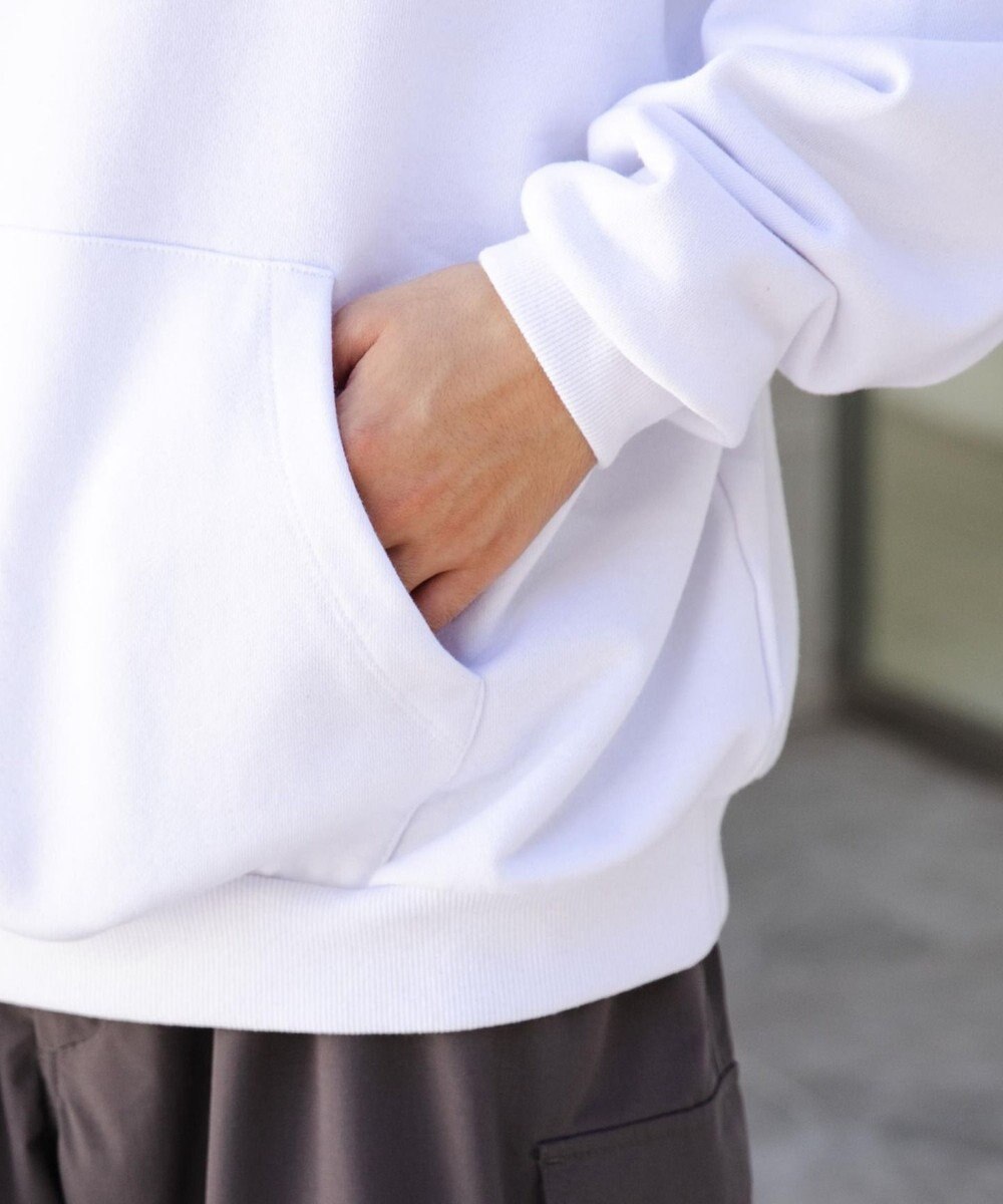 WEGO ヘビーウエイトユニークモチーフプルパーカー 