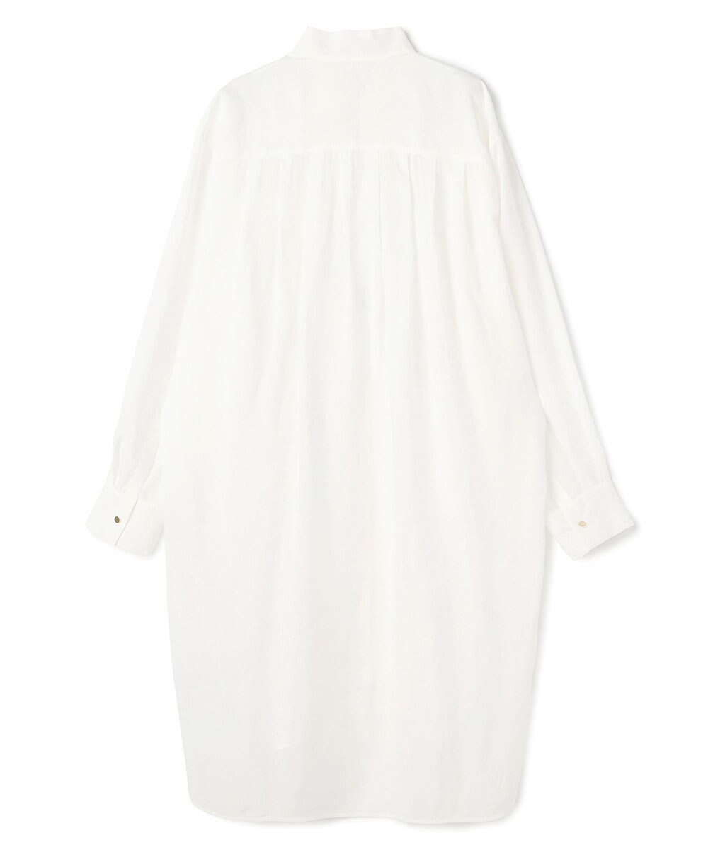 BEIGE， PAULINE / リネンヴィスコースオーバーサイズロングシャツ 