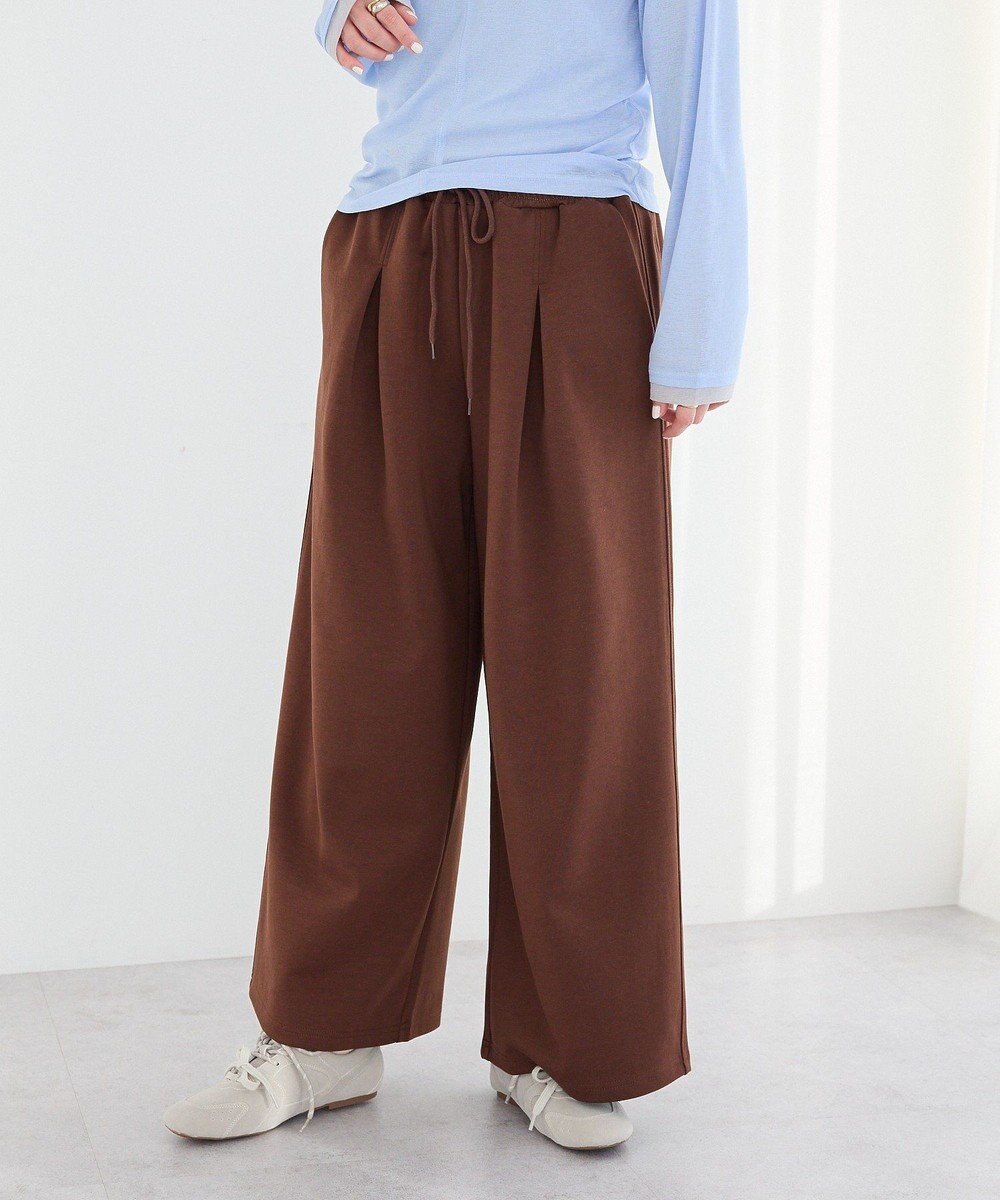 CRAFT STANDARD BOUTIQUE ダンボールニットタックパンツ 