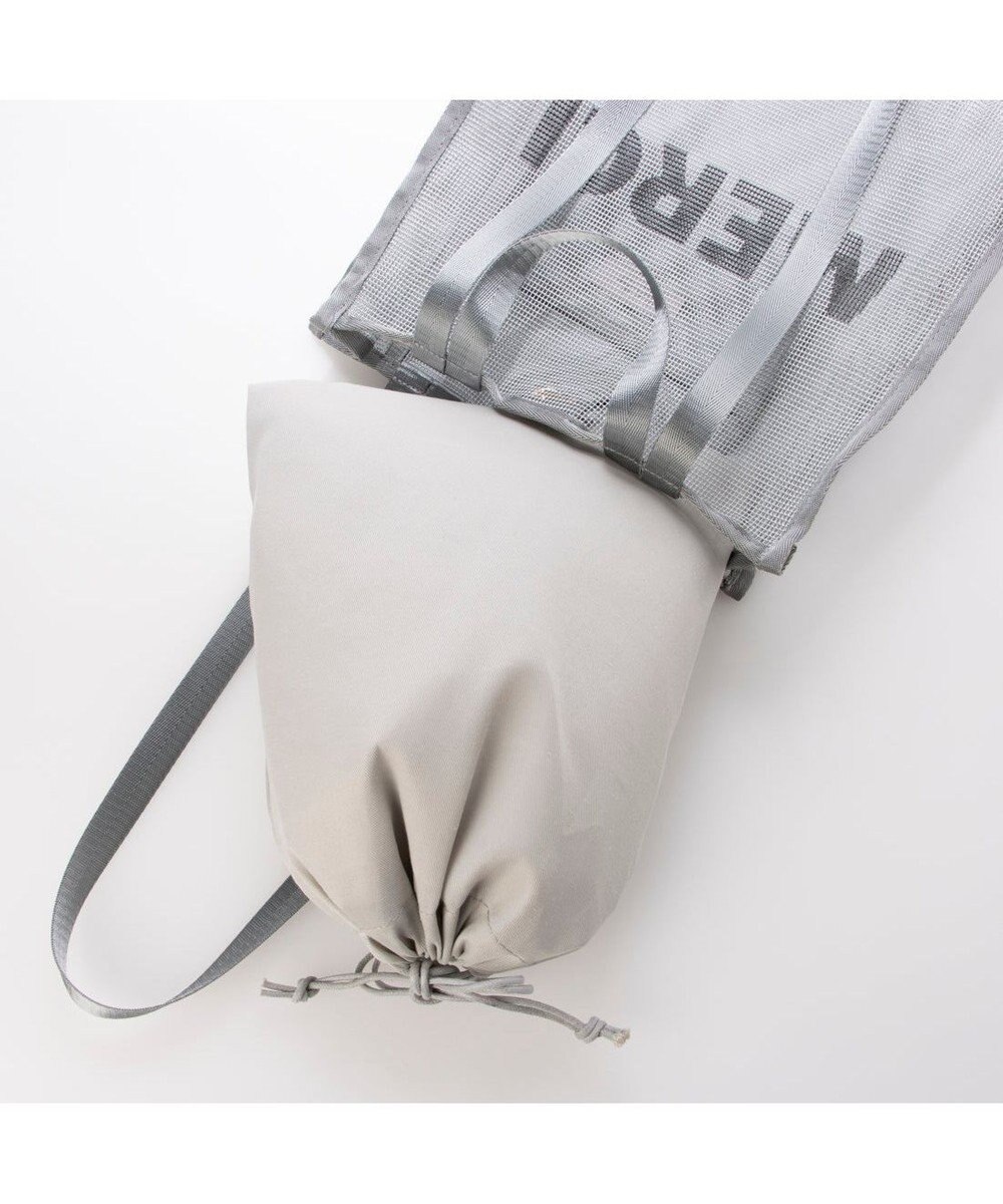 UNBILLION カシュカシュ cachecache / オーバープリントメッシュ2ハンドルトート 