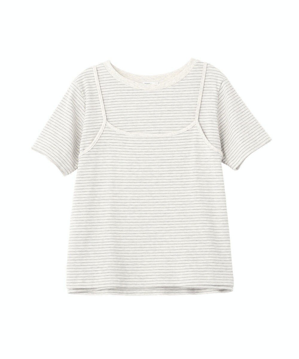 CRAFT STANDARD BOUTIQUE 2点セット/ボーダーキャミ+Tシャツ 
