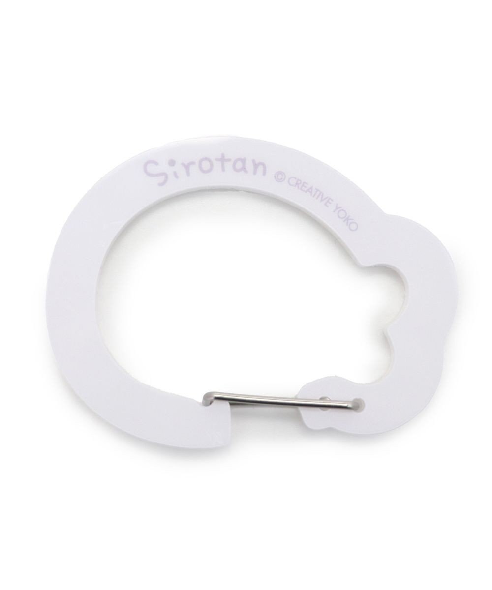 Mother garden しろたん アクリルカラビナ 《白》 単品 