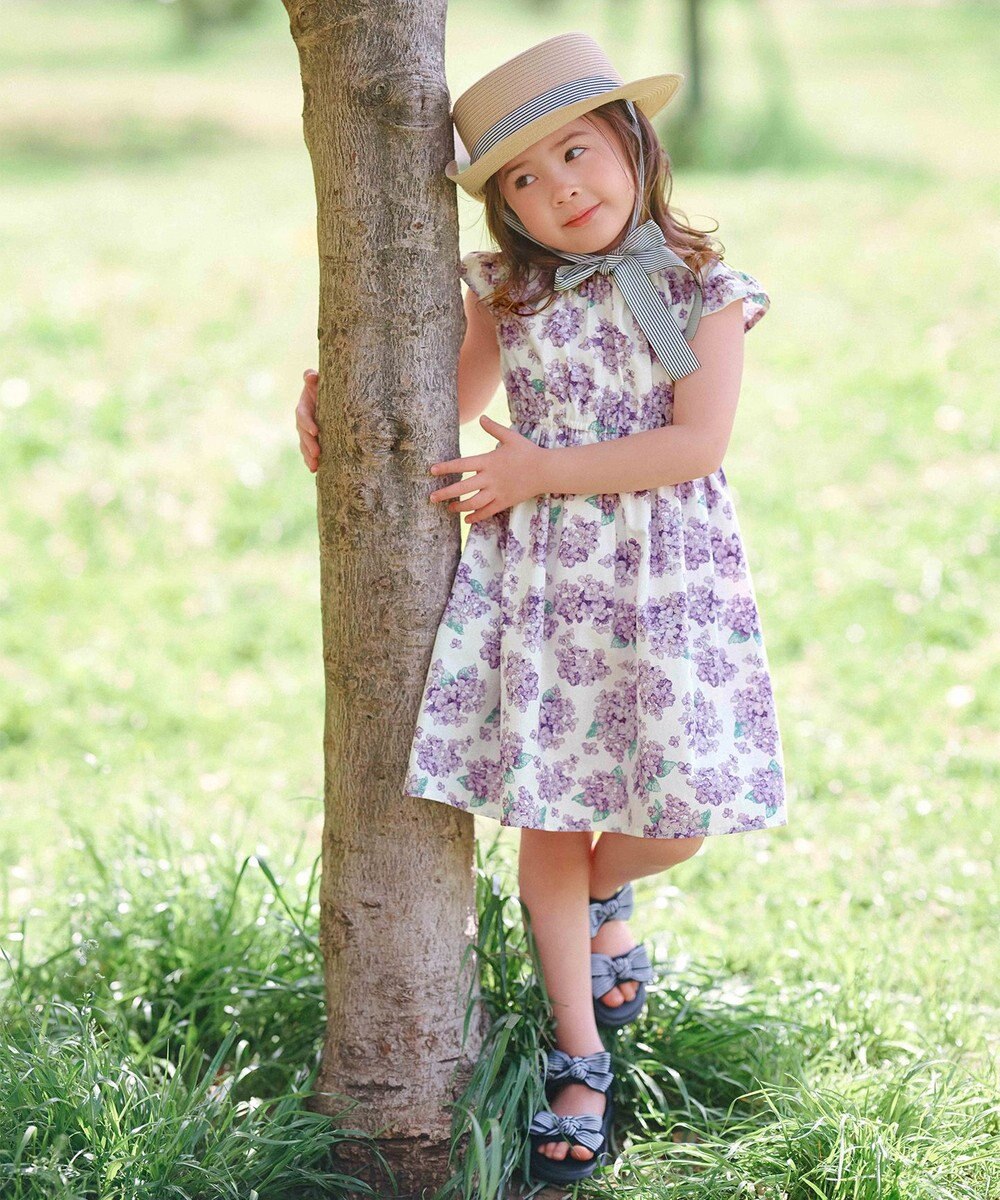 ANY KIDS 【WEB限定柄有】総柄 サマー ワンピース 