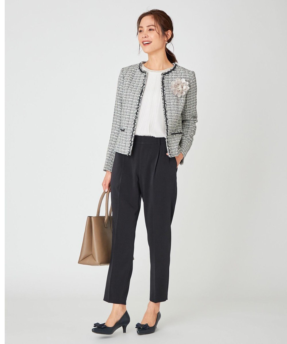 ANY 【洗える】エステルソフトストレッチ パンツ 