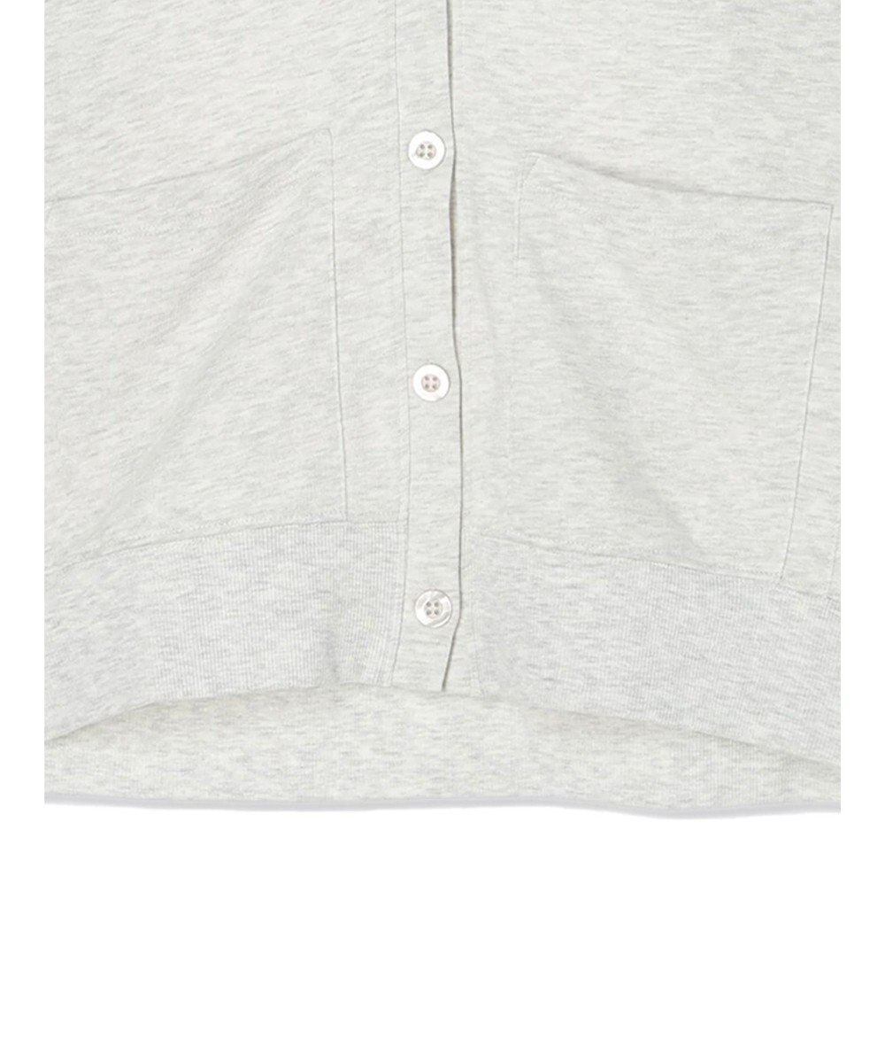 Green Parks ミニ裏毛Ｖネックカーディガン 