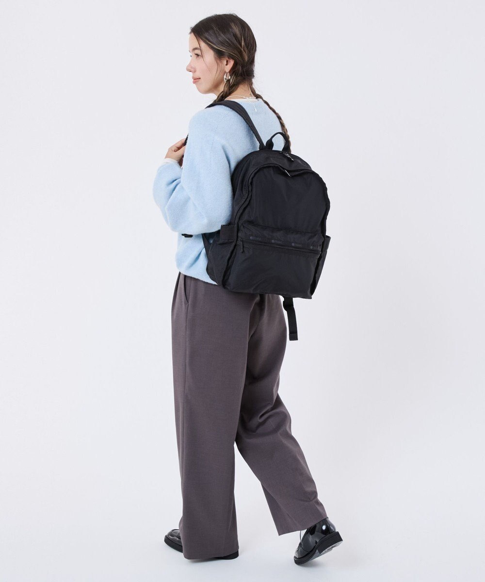 LeSportsac ROUTE BACKPACK/リサイクルドブラックJP 