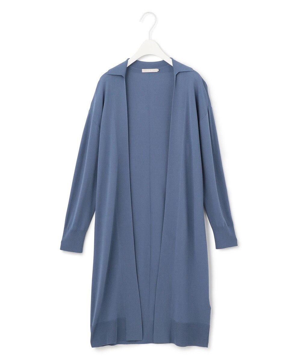 ICB 【WEB限定カラーあり・洗える】シンセティックハイゲージ  ロングカーディガン 