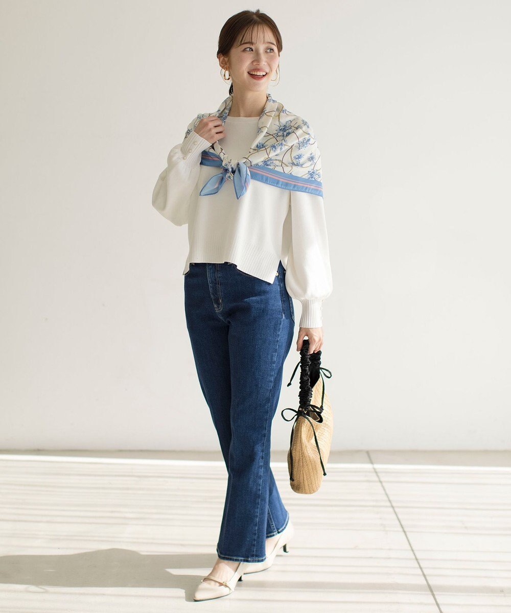 ANY SIS フラワー スカーフ 