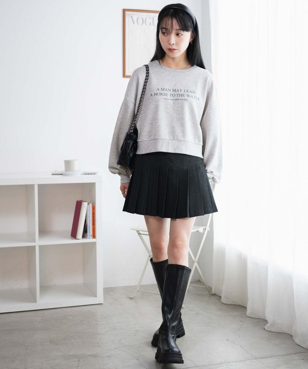 WEGO クロップドスウェット 