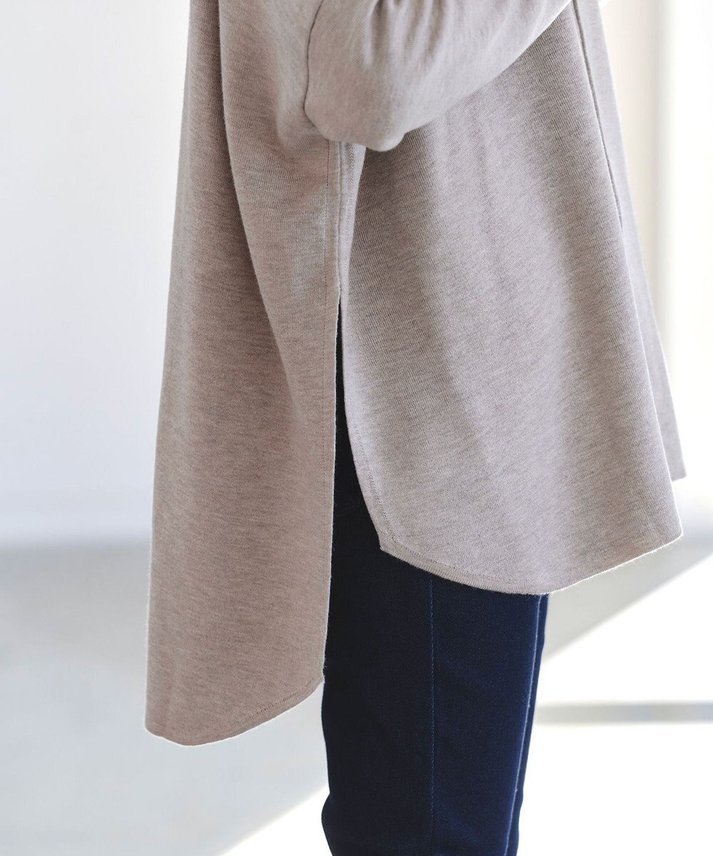 Tiaclasse 【洗える】リバーシブルWフェイスポンチョ風ニット 