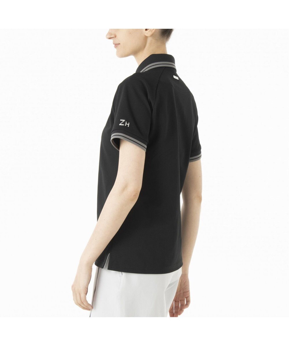 ZERO HALLIBURTON 【吸水速乾・UVケア】 ダブルラインベーシック鹿の子ポロシャツ ZHG-W5S4a 82977 