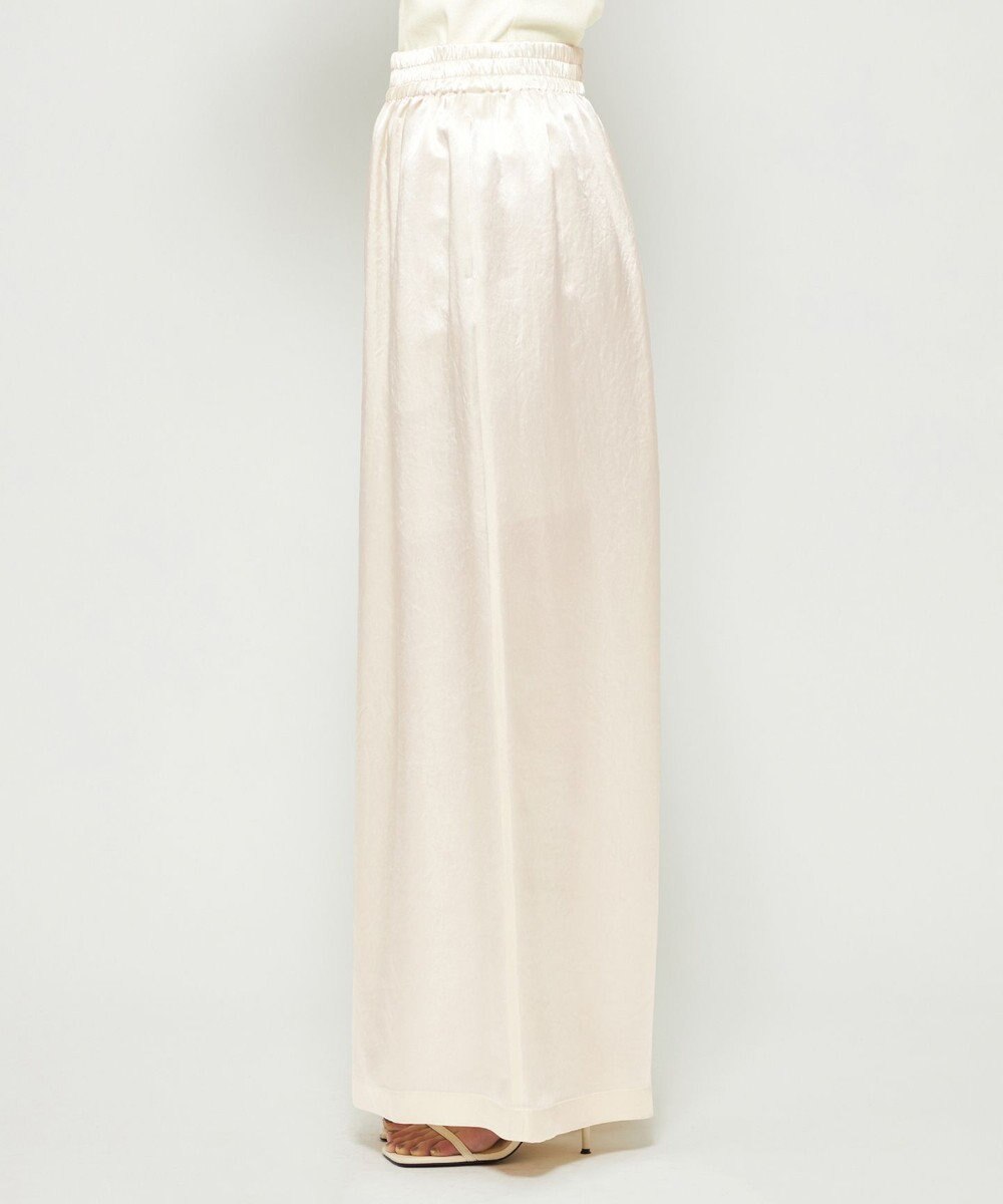 uncrave アセテートヴィンテージサテン ワイドパンツ 