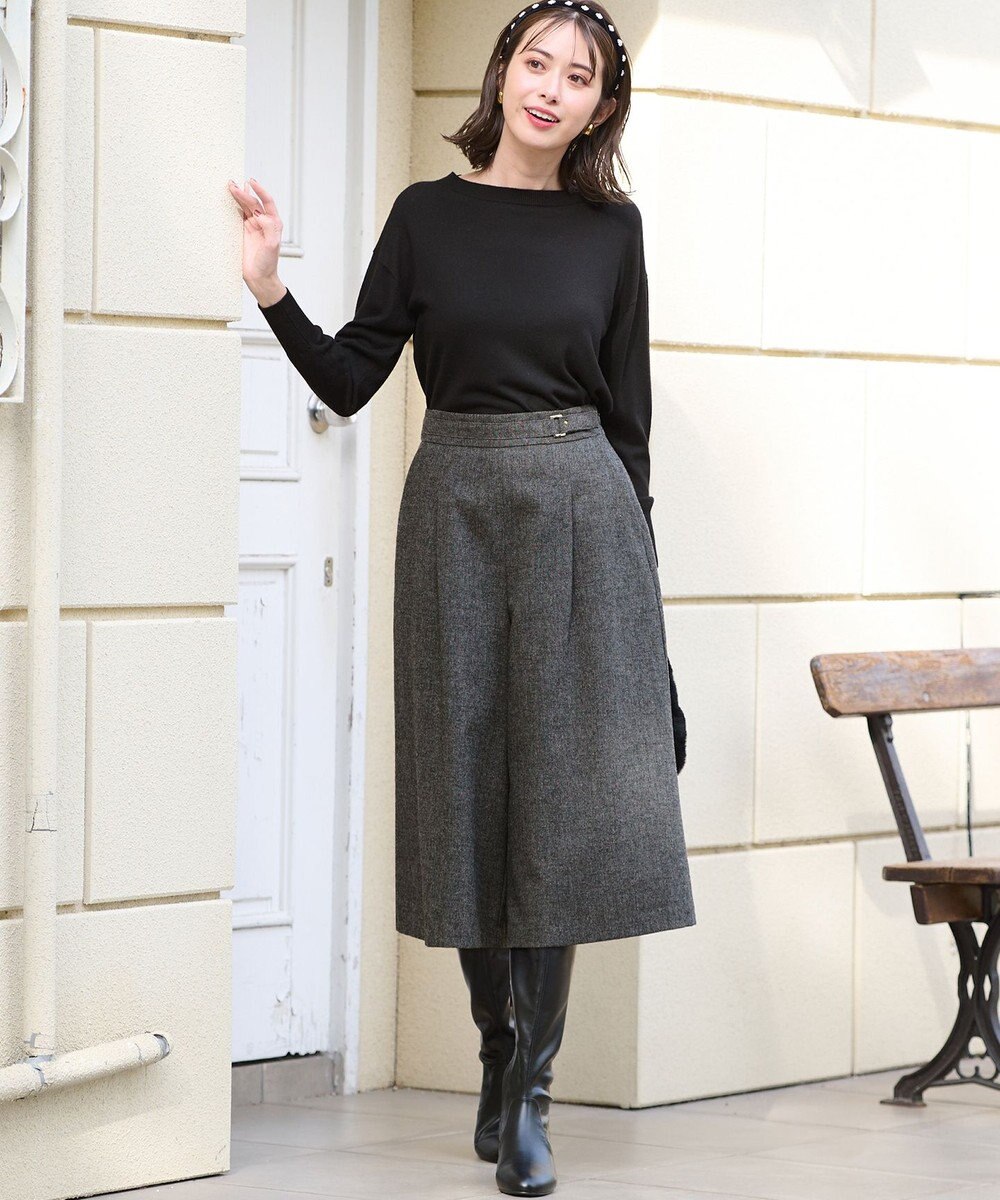 ANY SIS 【洗える】カシミヤブレンド ニット 