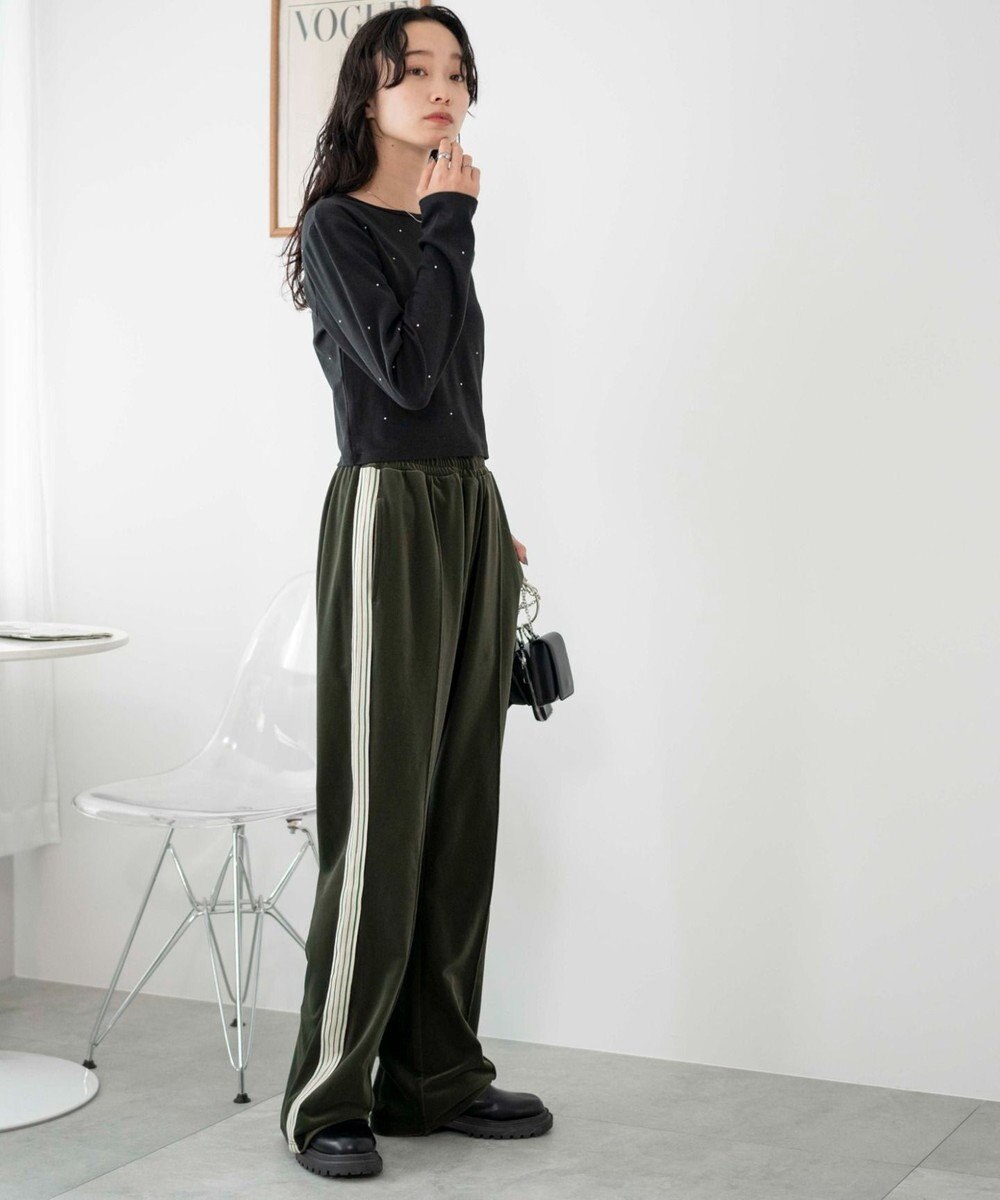 WEGO ラインストーンドットロンT 