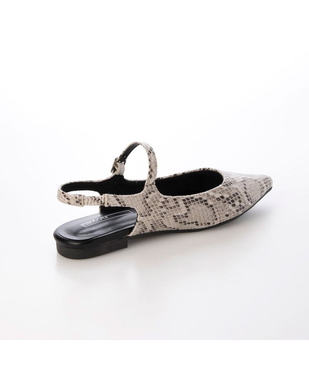 MODE ET JACOMO <noyau>ポインテッドトゥバックベルトパンプス 