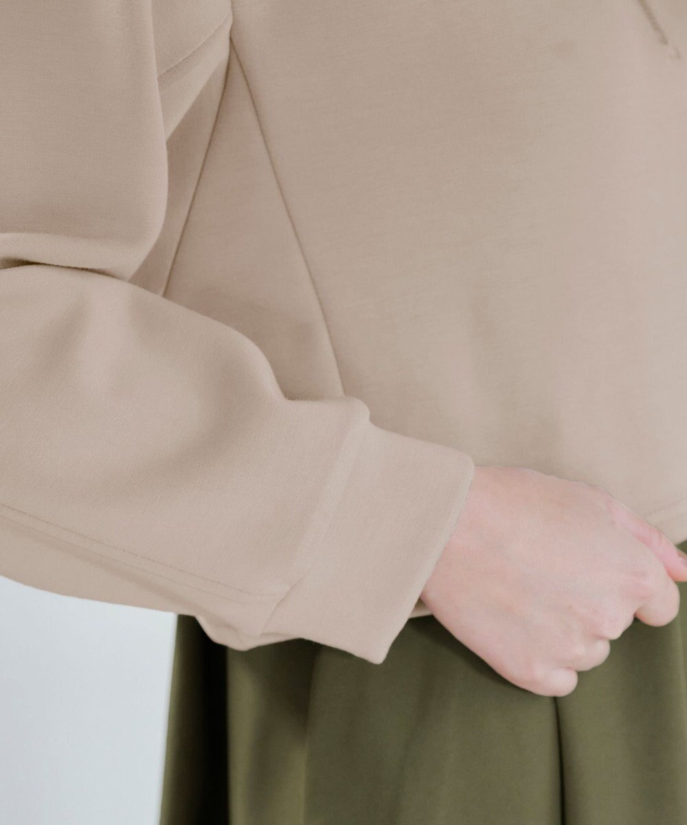 Tiaclasse 【2点セット・洗える】 ハーフジッププルオーバー＆ワンピース 