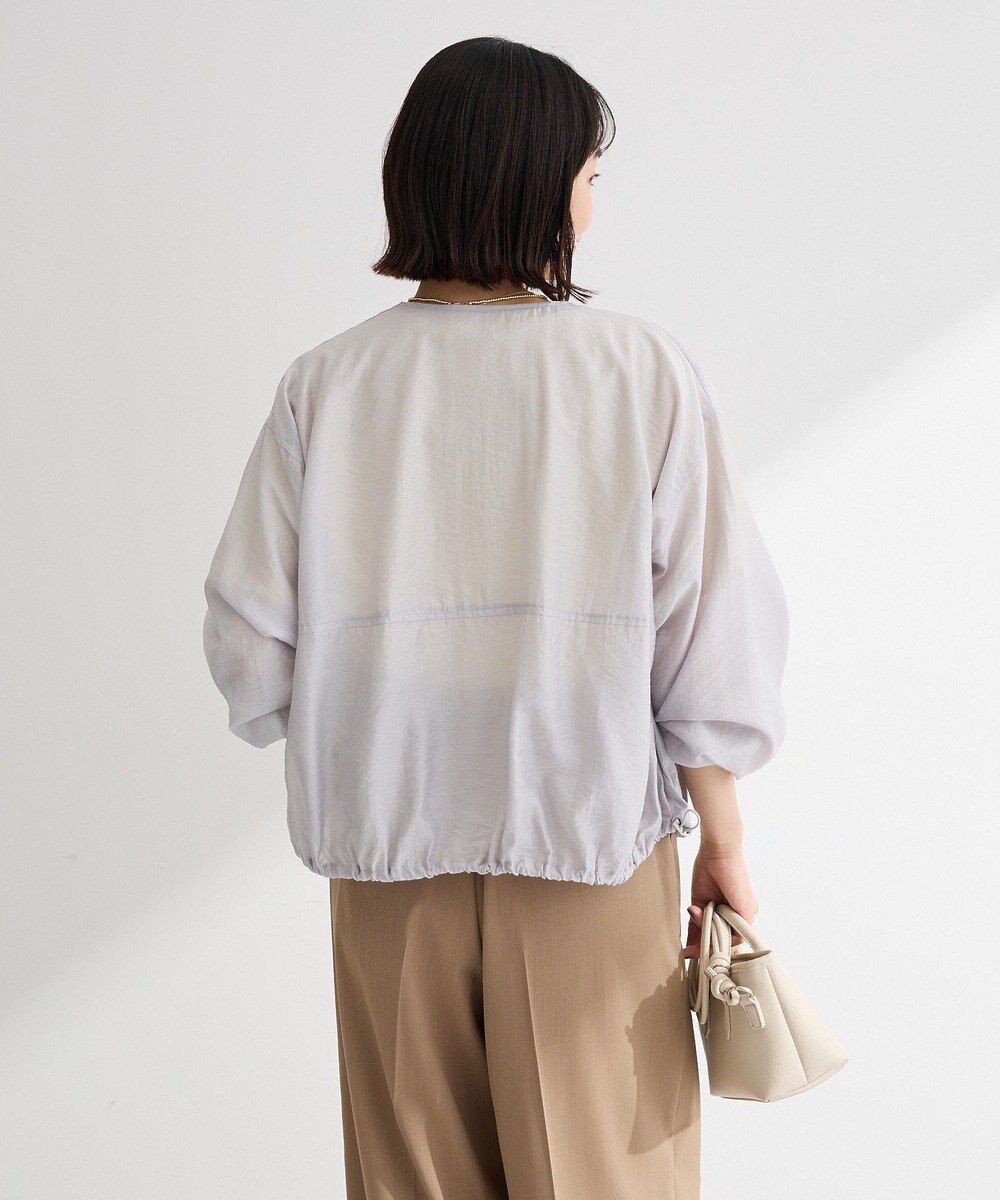 Green Parks シアーＺＩＰＶネックブルゾン 