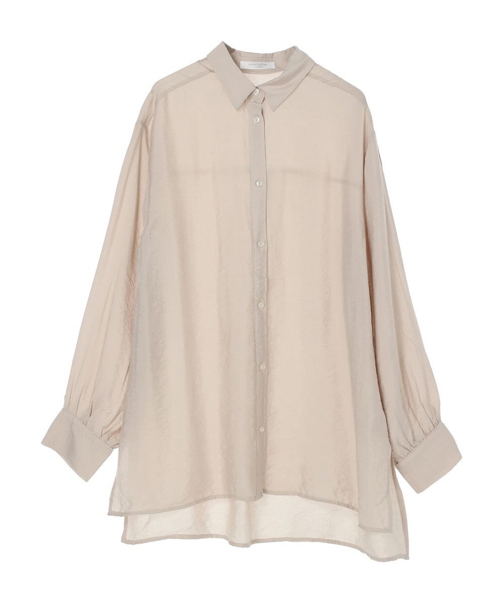 Green Parks レギュラー前後差シアーシャツ 