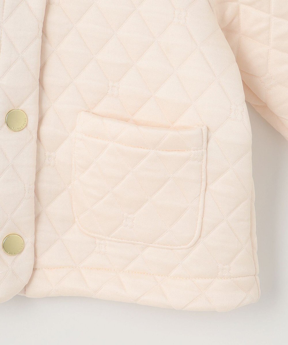 組曲 KIDS 【80-100cm】フラワーキルトジャガード アウター 