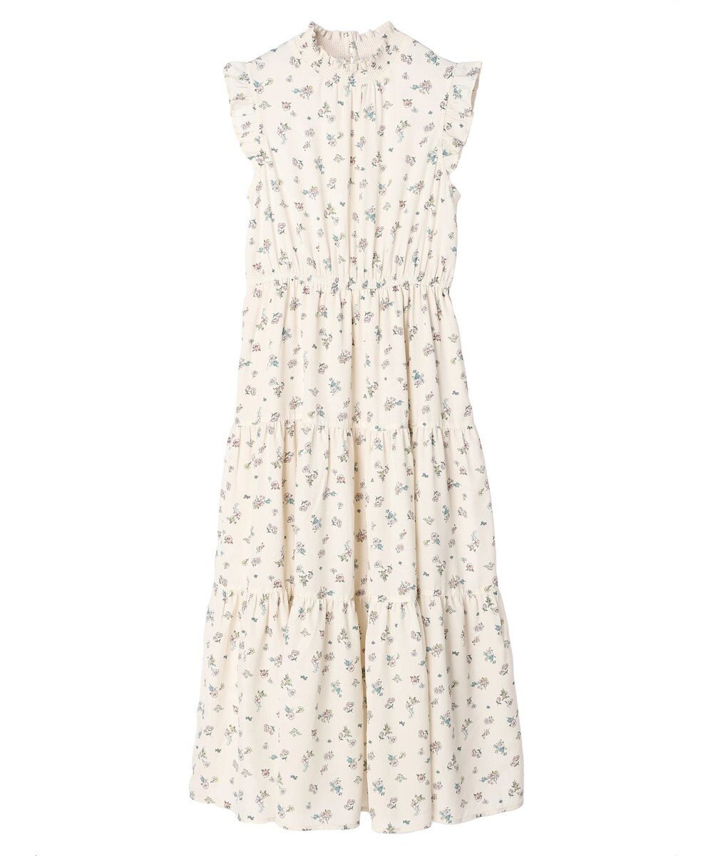 Green Parks ・ＥＬＥＮＣＡＲＥ　ＤＵＥ　フラワーｐｔティアードワンピ 