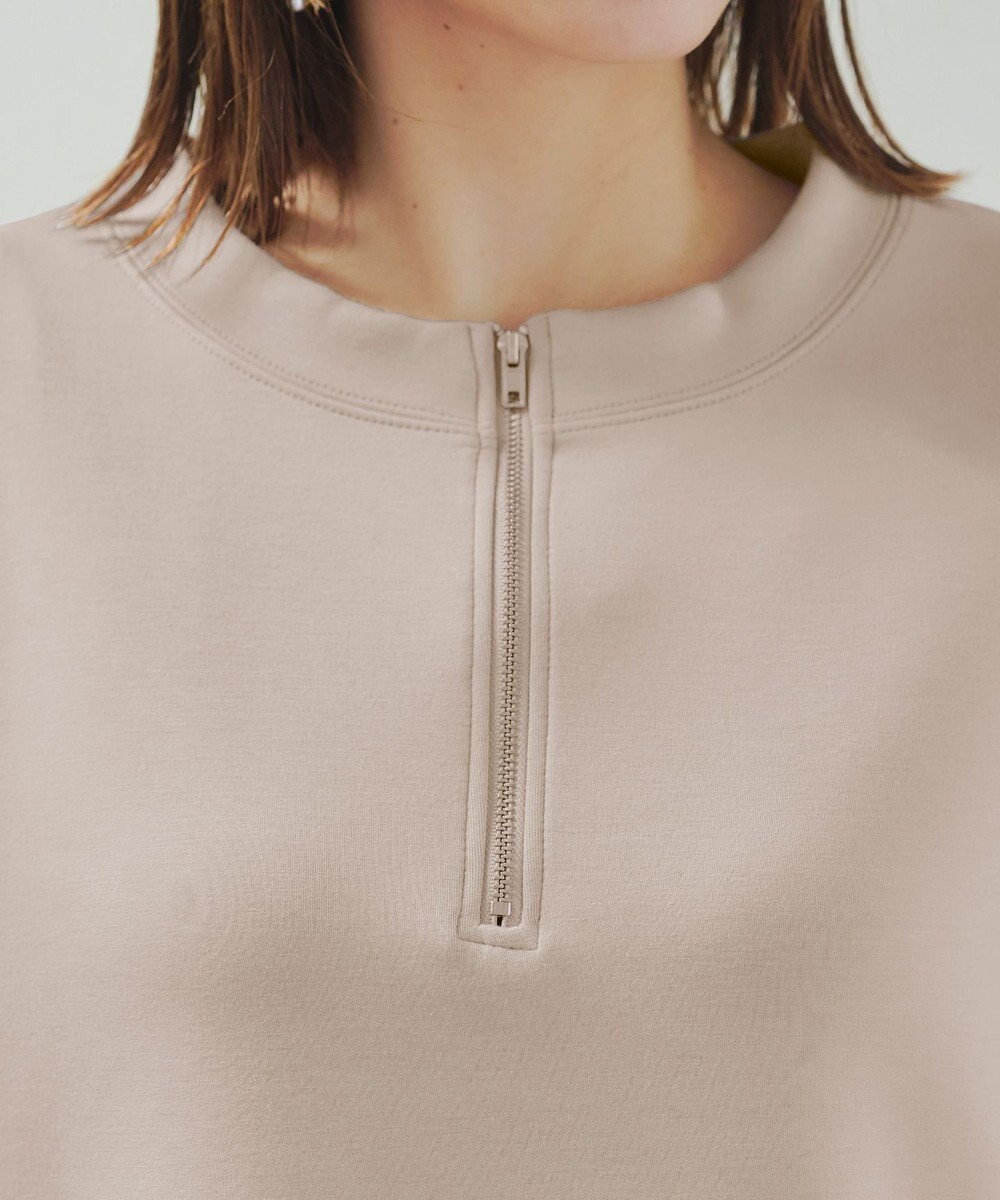 Tiaclasse 【2点セット・洗える】 ハーフジッププルオーバー＆ワンピース 