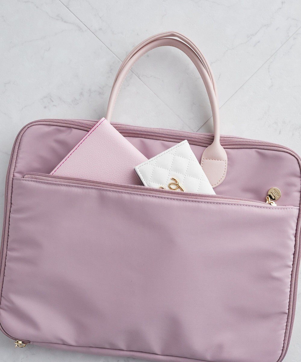 Maison de FLEUR レザーハンドルPCケース 