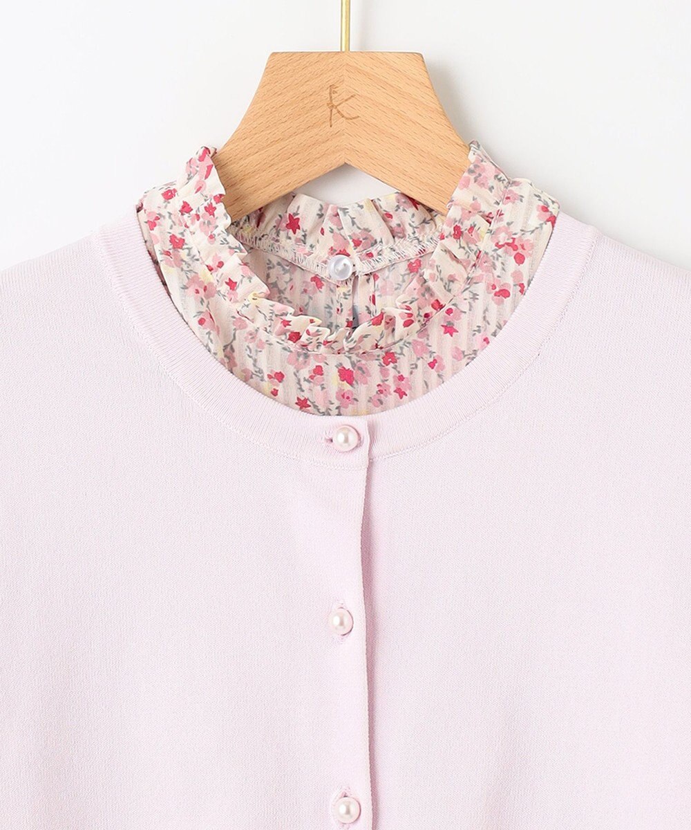 組曲 【WEB限定・2SET】フラワープリントアンサンブルニット 