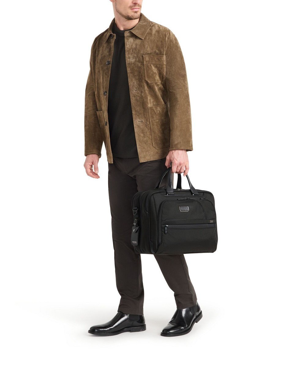TUMI TUMI ALPHA（アルファ） ミディアム・15インチ・エクスパンダブル・ブリーフケース 