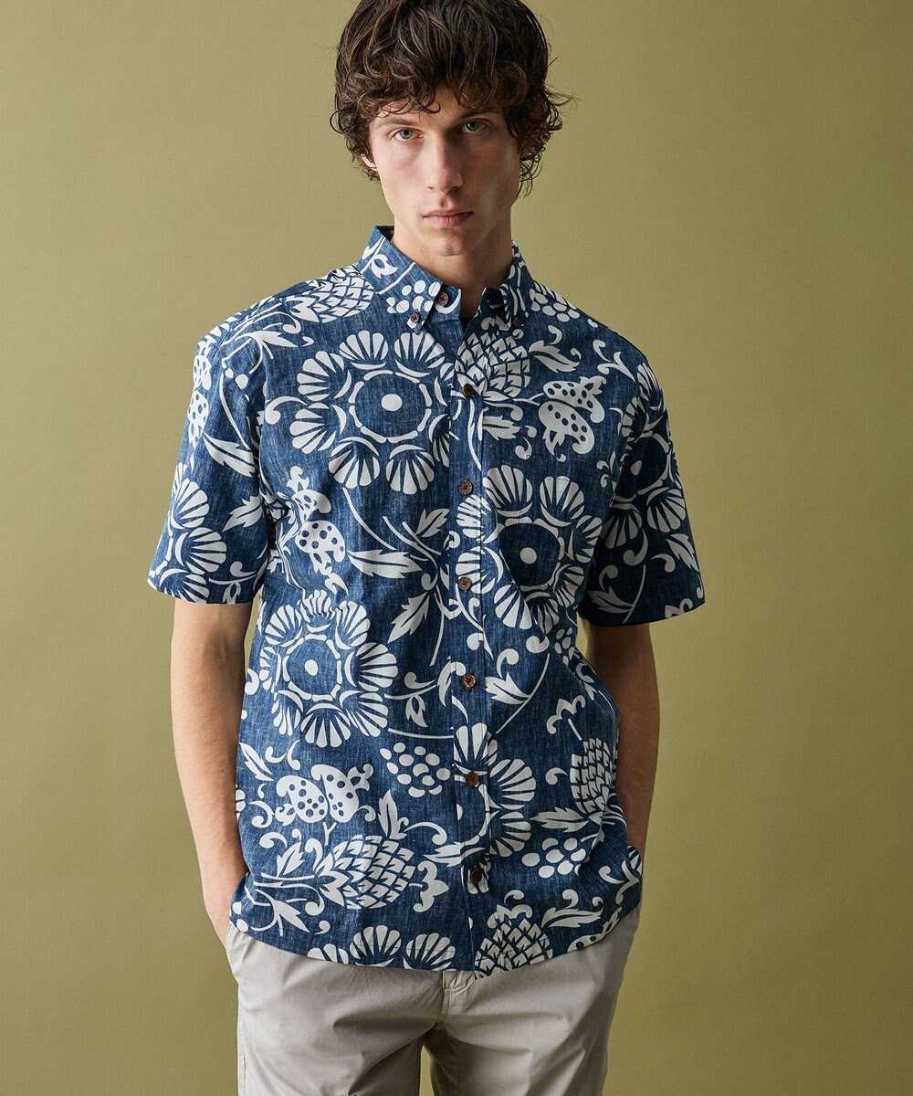 JOSEPH ABBOUD 【老舗アロハシャツブランドとコラボ・限定色あり】カハラアロハ シャツ 