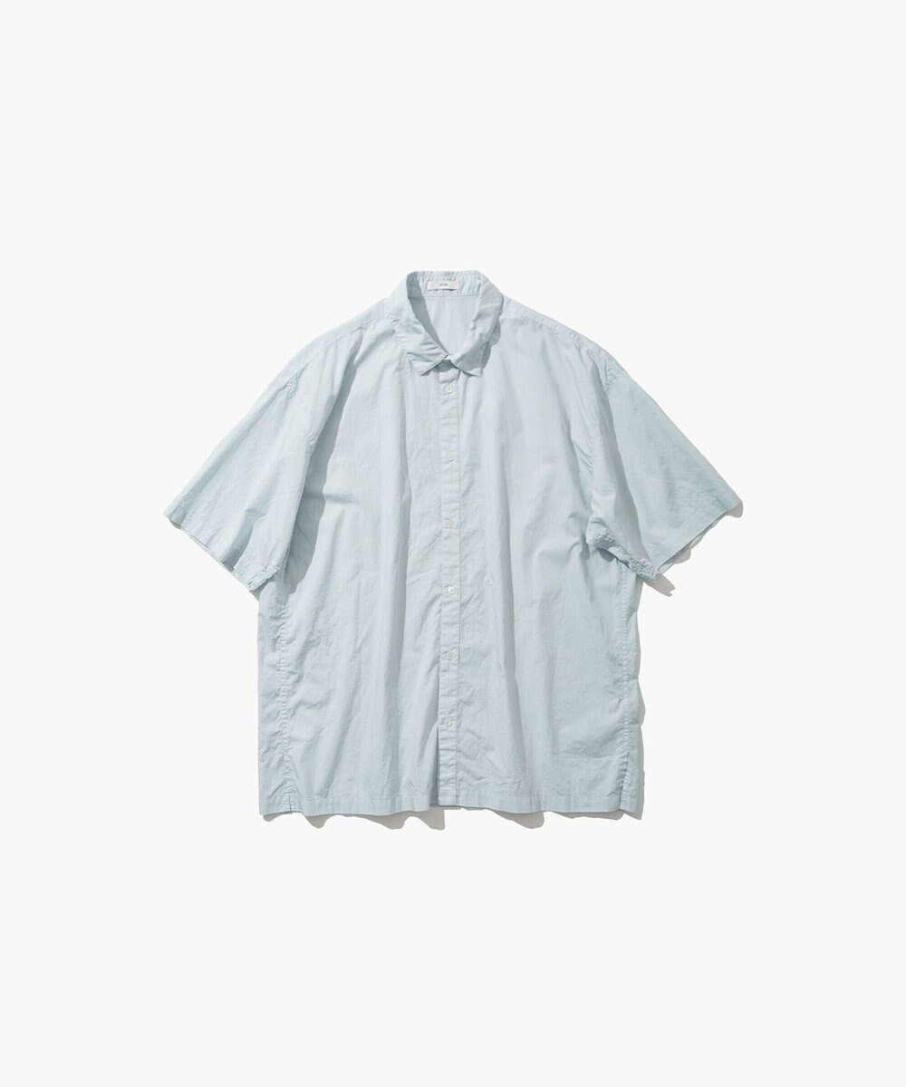ATON COTTON LAWN | オーバーサイズショートスリーブシャツ - UNISEX 