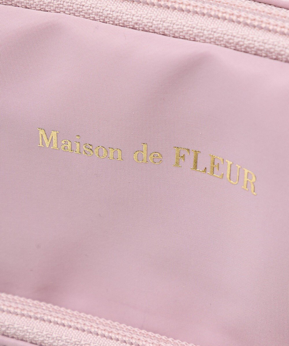 Maison de FLEUR レザーハンドルPCケース 