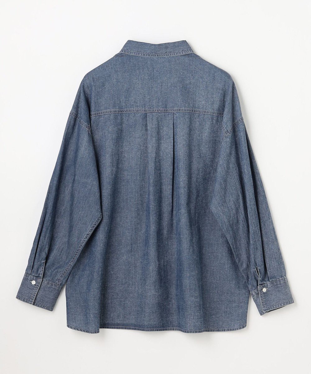 ANY L シアーデニムオーバーシャツ 