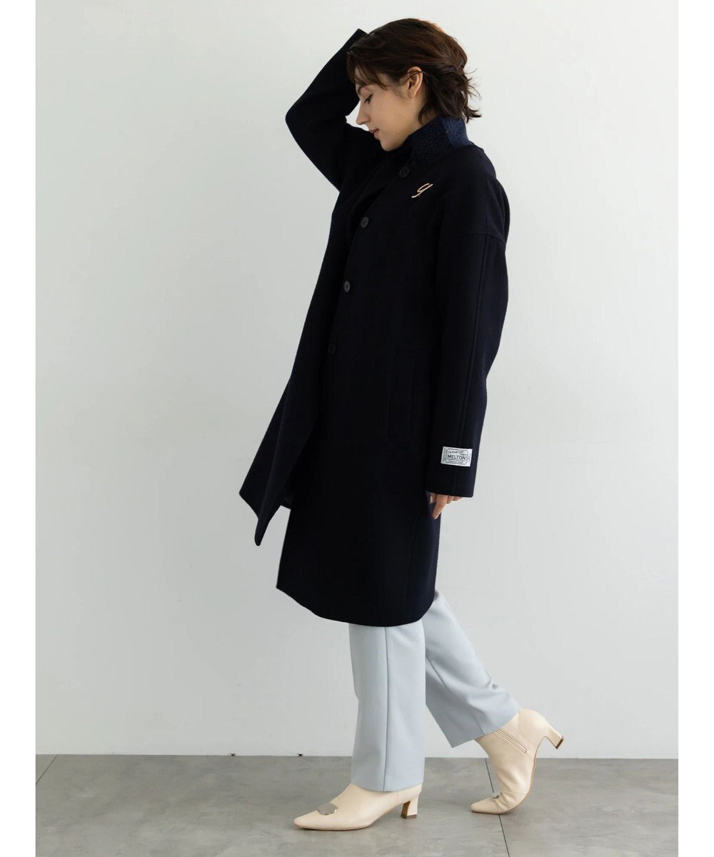 Te chichi ウールメルトンノーカラーロングコート《2025winter catalog item》 