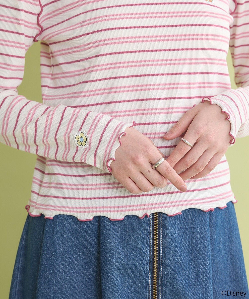 earth music&ecology チップ＆デール／ボーダーメロープルオーバー 