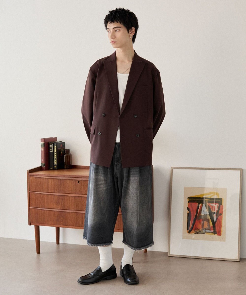 WEGO TRダブルブレストテーラードジャケット 