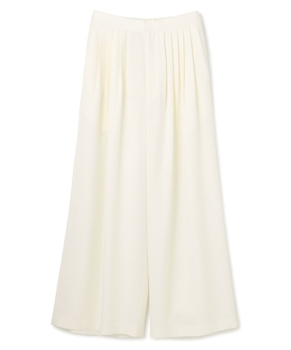 uncrave リネンライクツイル ワイドパンツ 