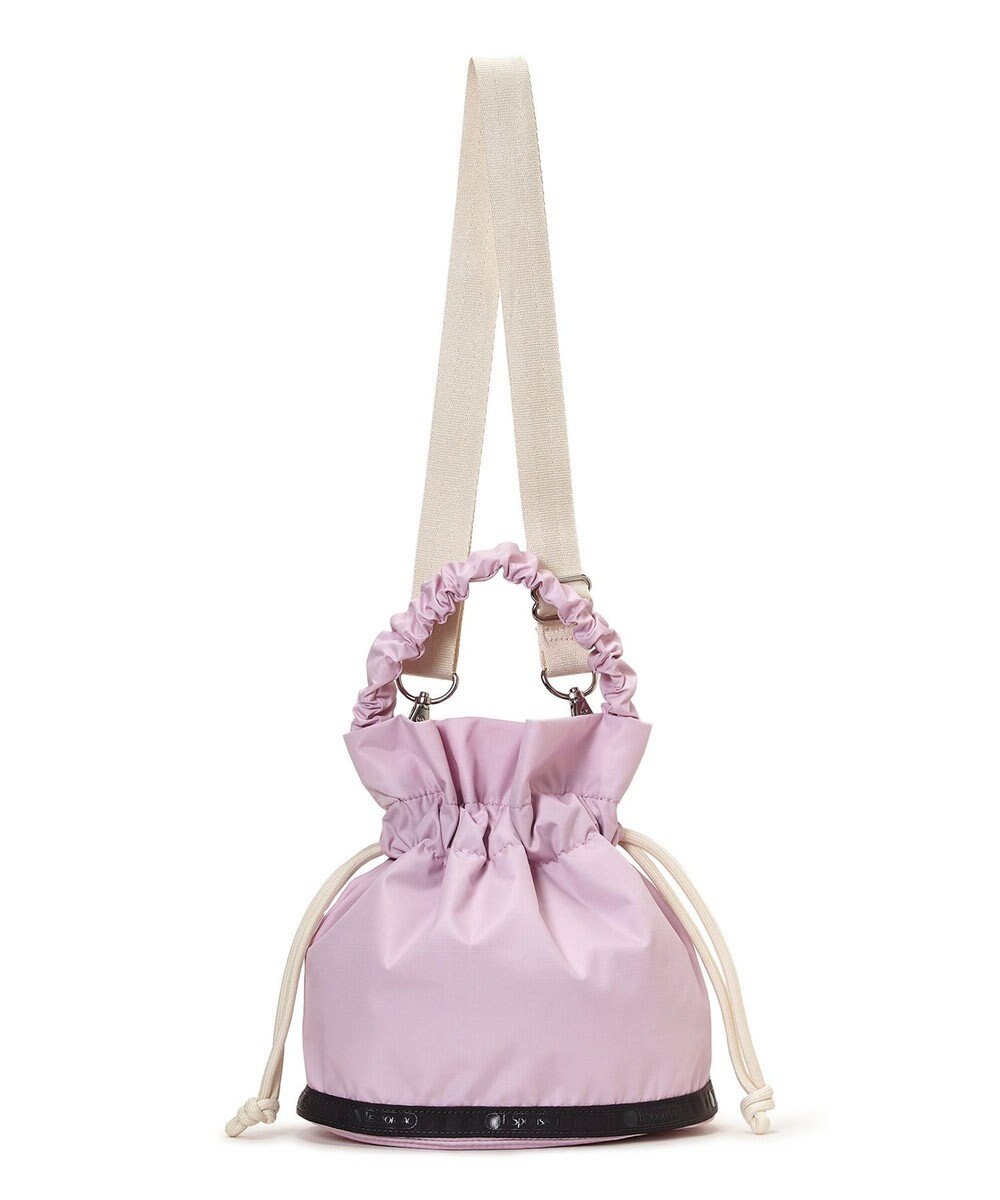 LeSportsac GH DRAWSTRING XBODY/ライラック/サンドバーコード 