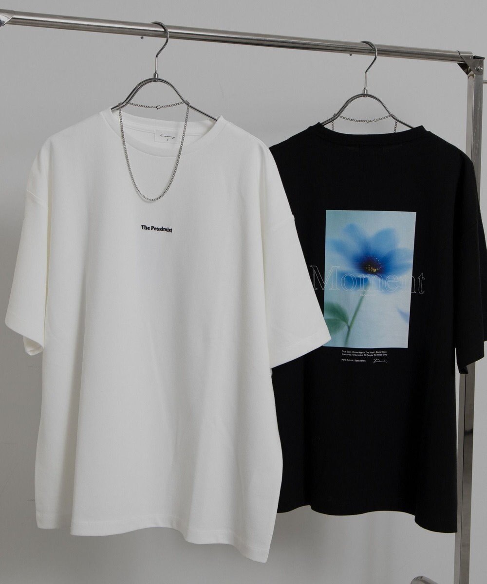 WEGO 【機能T】アクセ付きフォトグラフィックT（SS） 