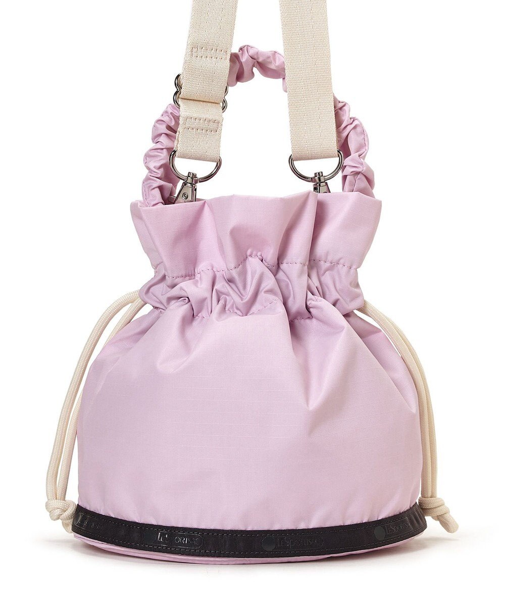 LeSportsac GH DRAWSTRING XBODY/ライラック/サンドバーコード 