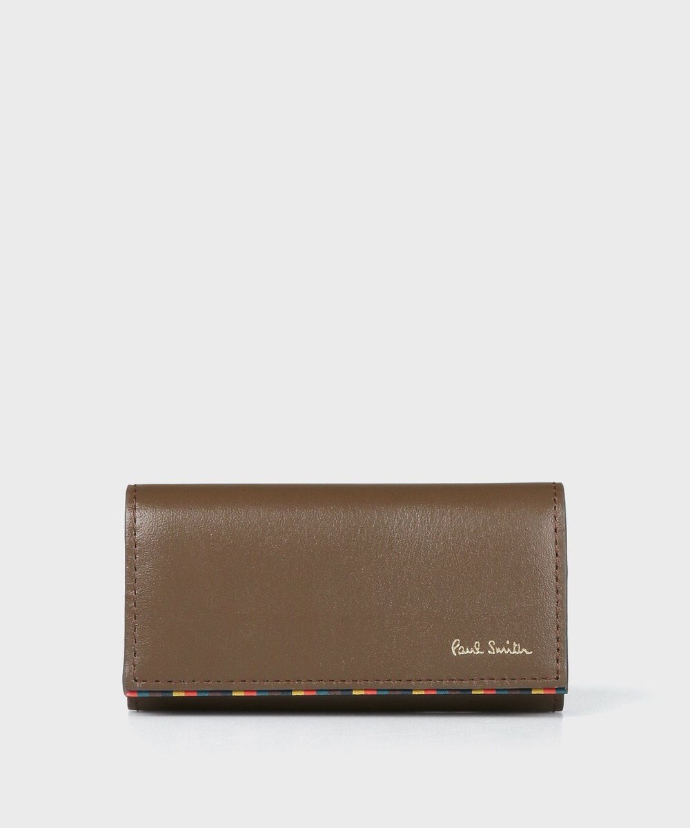 Paul Smith ブライトストライプトリム キーケース 