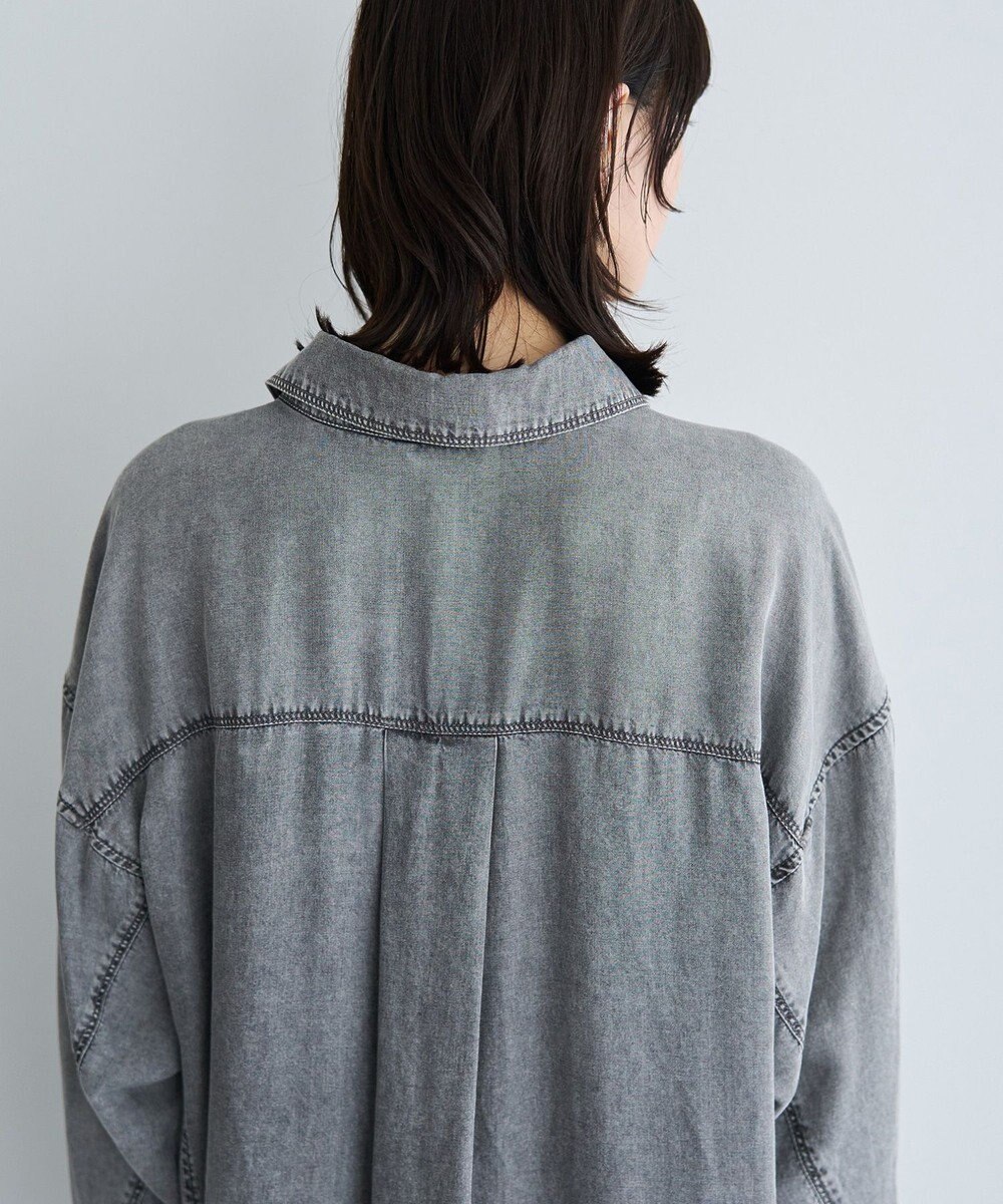 YECCA VECCA 【販売なし】バイオ加工ウ゛ィンテージデニムシャツ 