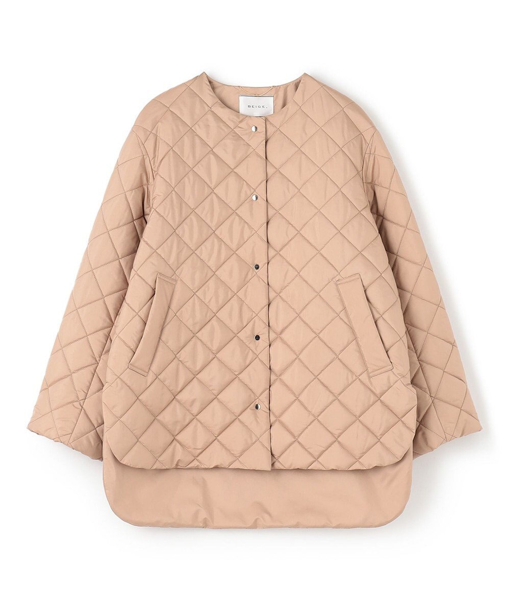 BEIGE， 【S-size】JACOB / キルティングアウター 