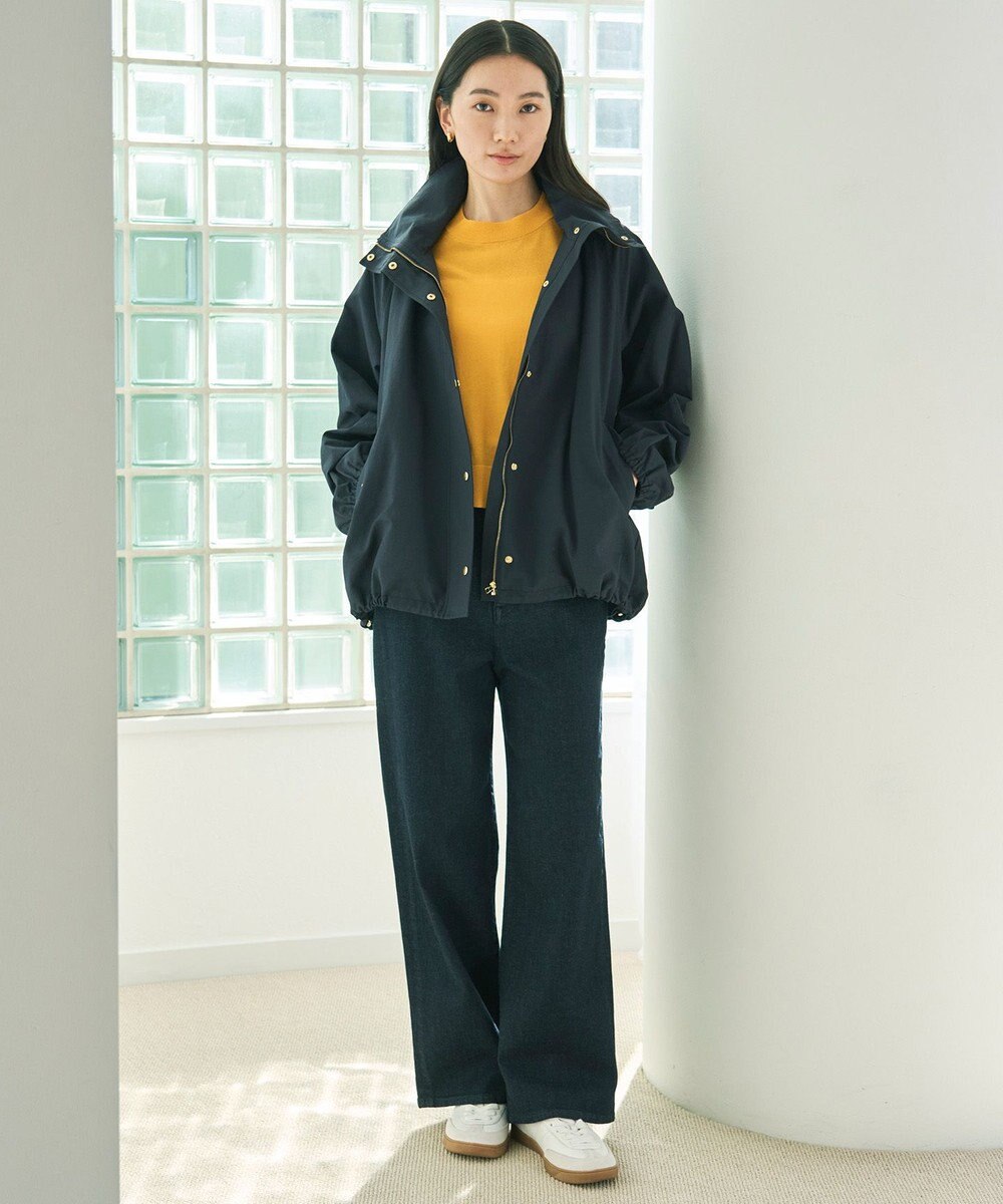 UNFILO 【UNFILO DENIM】撥水ストレッチ ワイドストレートデニム 