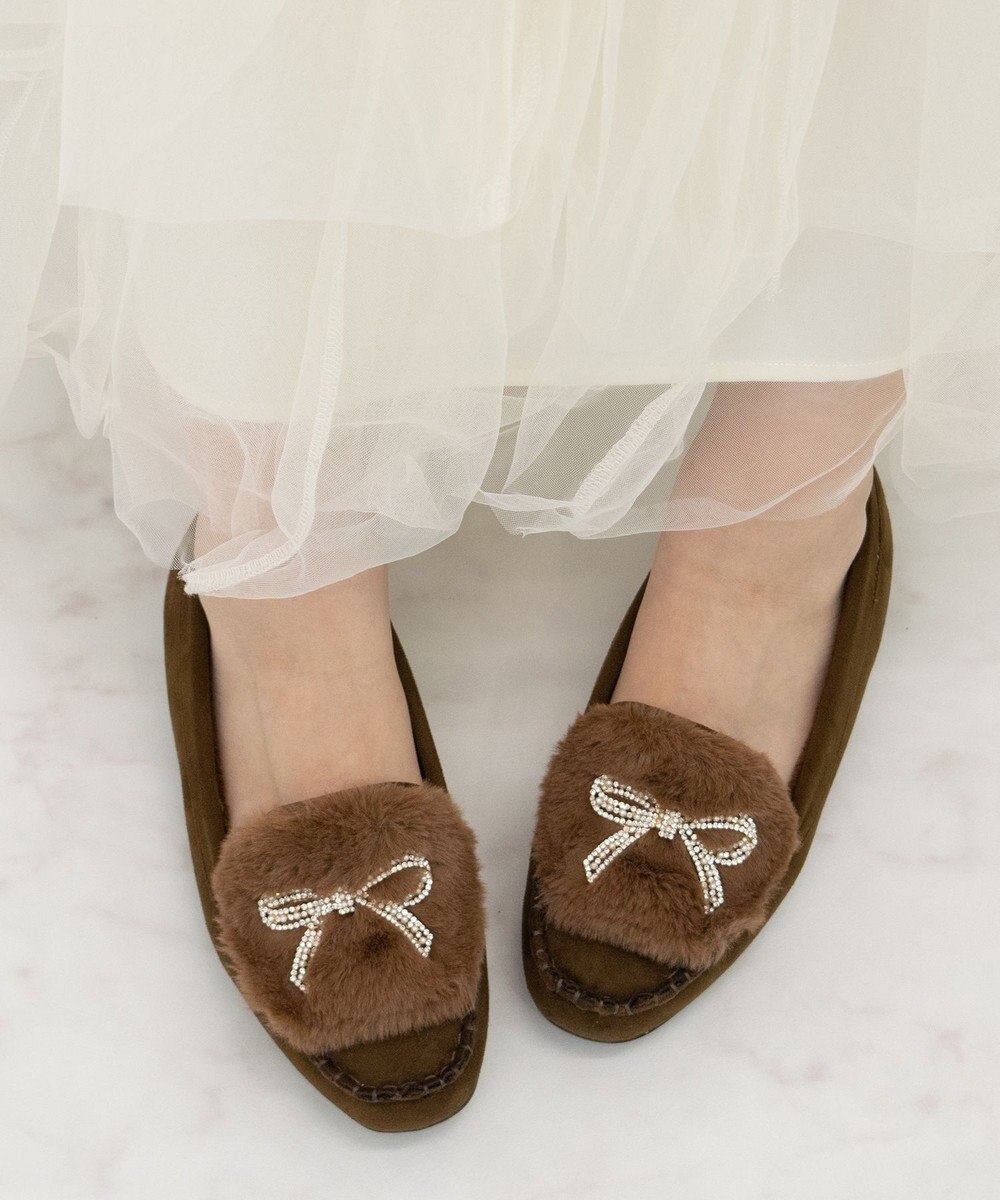 Bridget Birkin 【Bridget Birkin】キラキラリボンムートンシューズ 